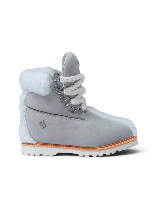 LE LOSANGE GREY BOOTS